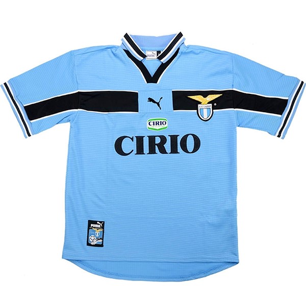 Authentic Camiseta Lazio 1ª Retro 1998 2000 Azul Claro